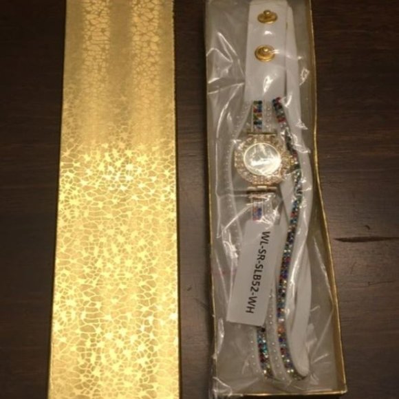 NEW - Oker Brand Fashion Watch - White Multi-Color - Picture 2 of 7